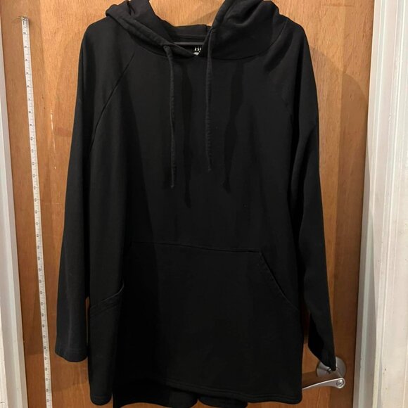 🐻Size L/XL - HUE - Black Pullover Hoodie - Picture 1 of 5